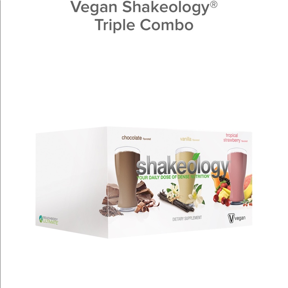 Vegan Shakeology Trio. Brand new in box